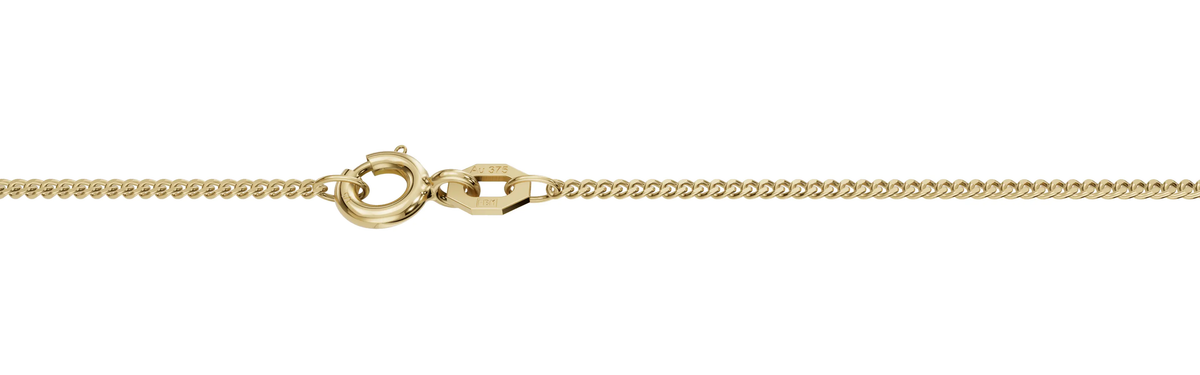 Kultainen panssariketju 1,2 mm 9K Keltakulta HM Koru
