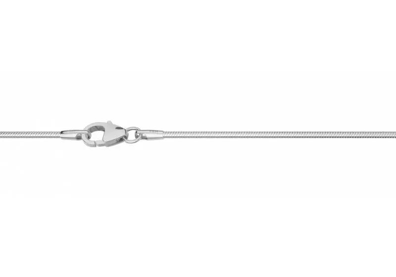 Kultainen käärmeketju 1,2 mm 14K valkokulta HM Koru