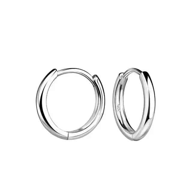 Hopeiset rengaskorvakorut 1,8 x 13 mm - hopeakorvakorut