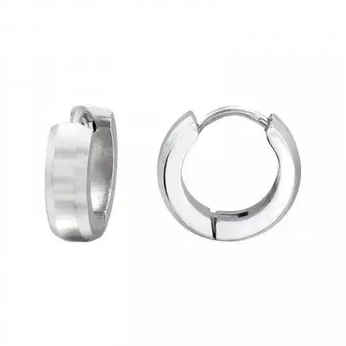 Korvarenkaat teräs 4 x 13 mm - teräskorvakorut