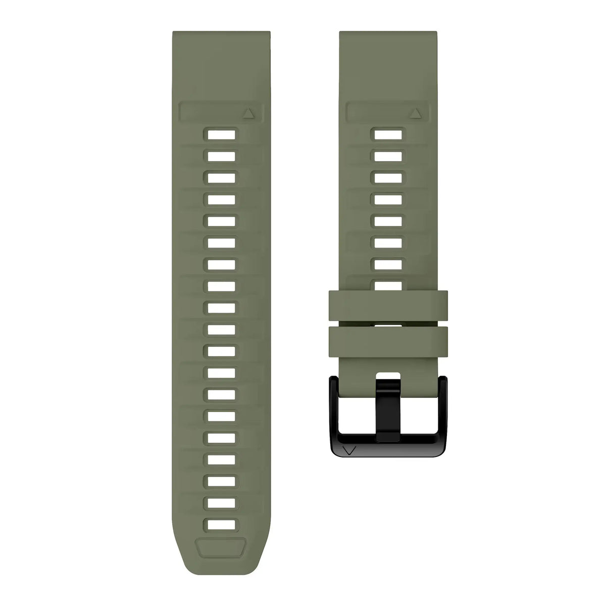 Sisu Aero Garmin Fenix silikoniranneke pikakiinnityksellä, maastonvihreä, 22 mm HM Koru