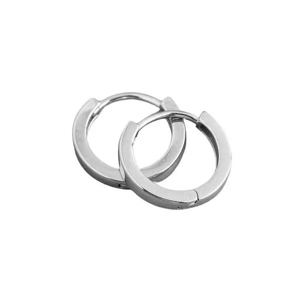 Hopeiset korvarenkaat 13,5 mm HM Koru