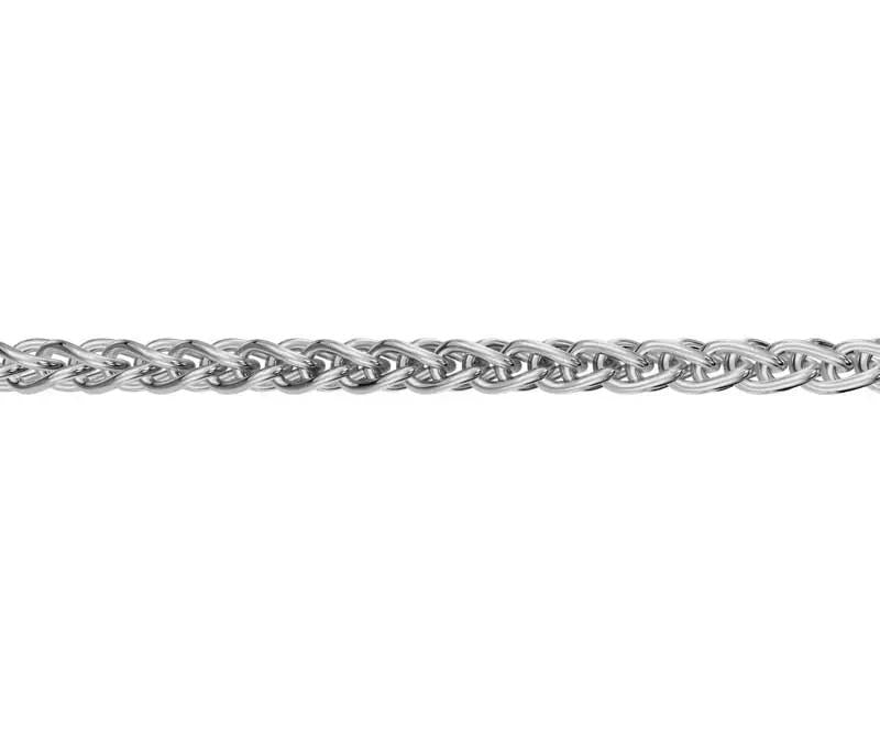 Kultainen vehnäketju 1,7 mm 14K valkokulta HM Koru