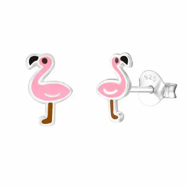 Hopeakorvakorut flamingot - hopeakorvakorut